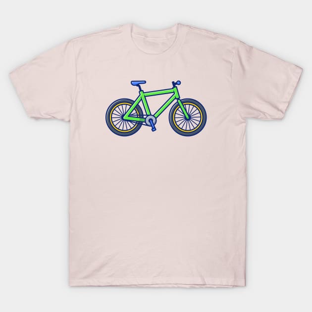 Bicycle Cartoon T-Shirt by Catalyst Labs